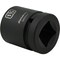 Dynamic 1" Drive Standard Socket, Black Phosphate, Tools 1-3/8" X 1" Drive, 6 Point Standard Length D025344 - alternate 3